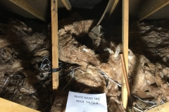 disturbed loft insulation