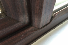 Delaminating upvc window