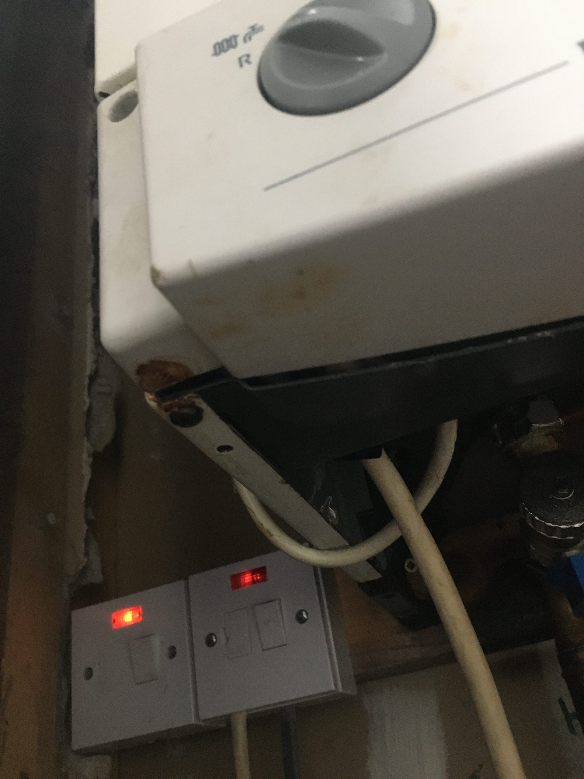 The boiler was leaking 