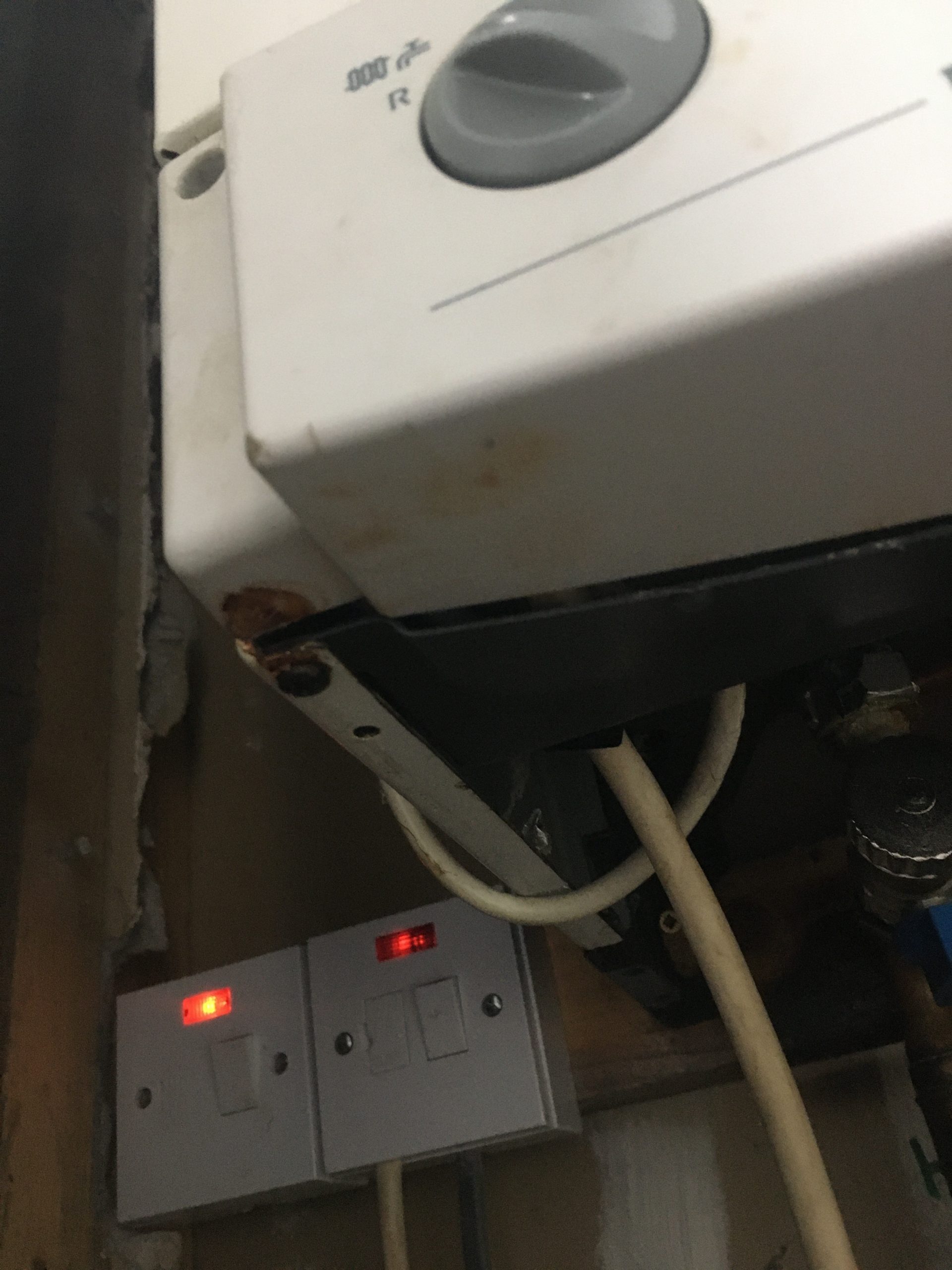 The boiler was leaking