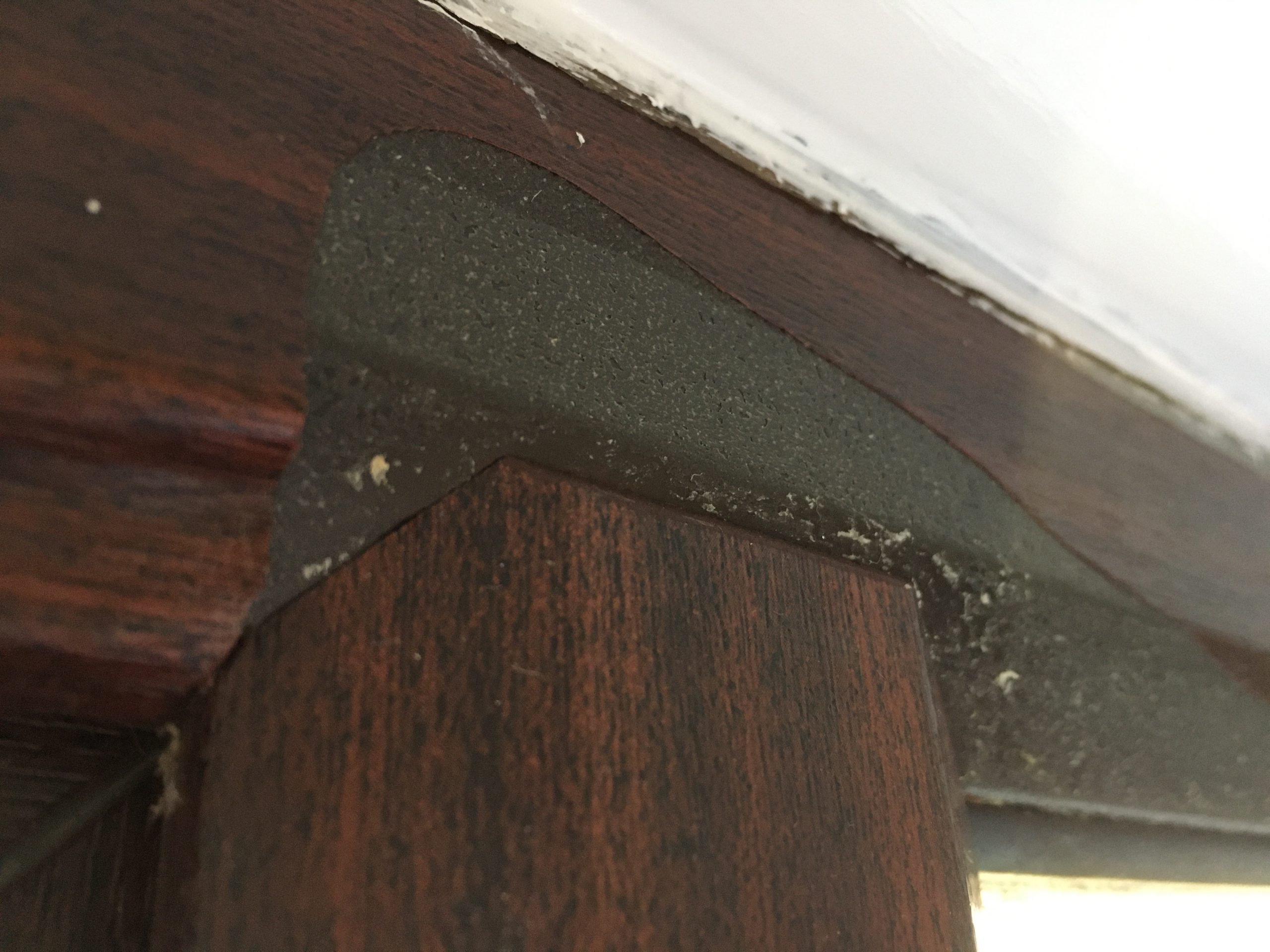 Delaminating upvc window