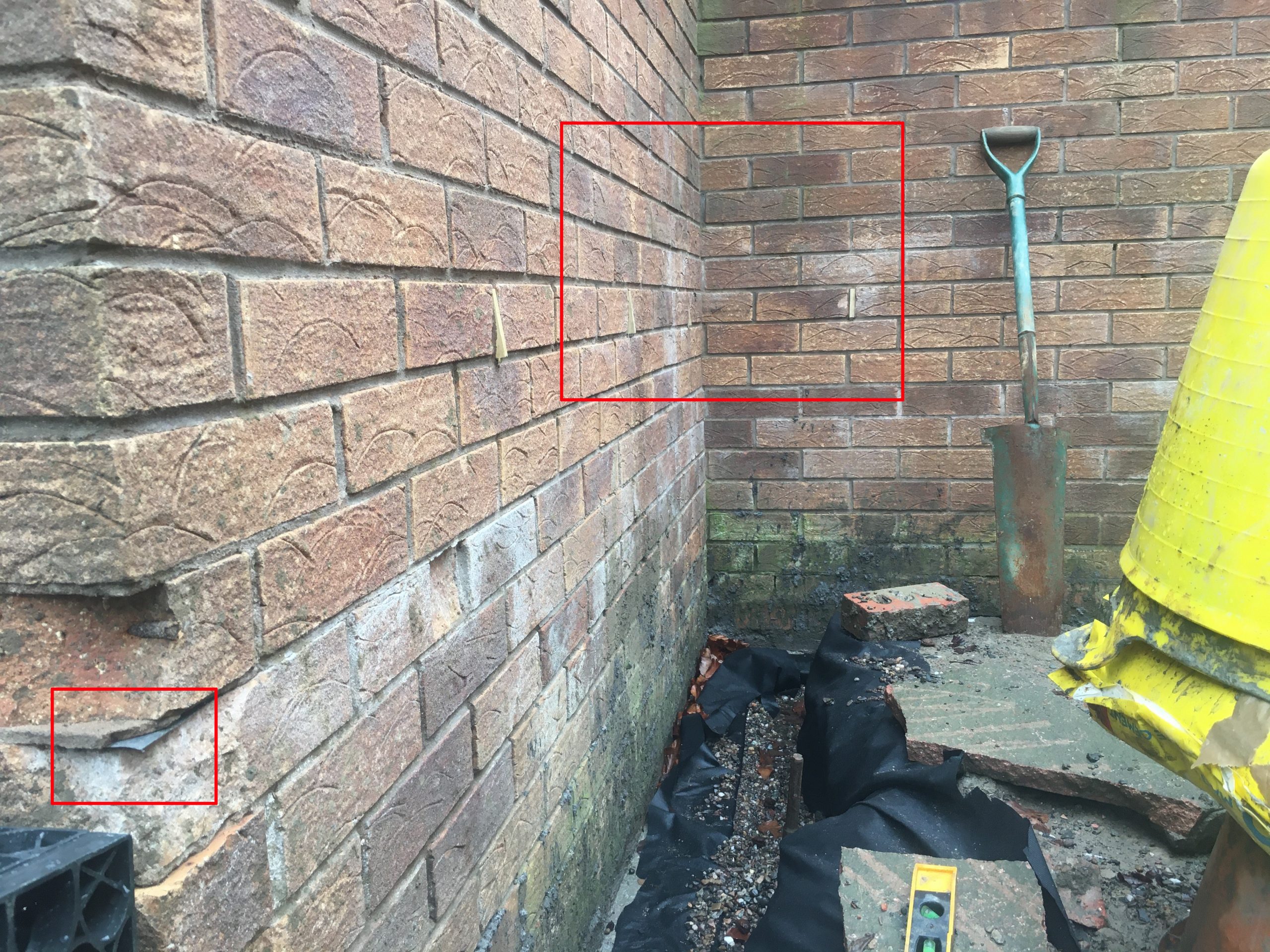 Staining above DPC in another area